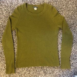 Green J.Crew Cashmere